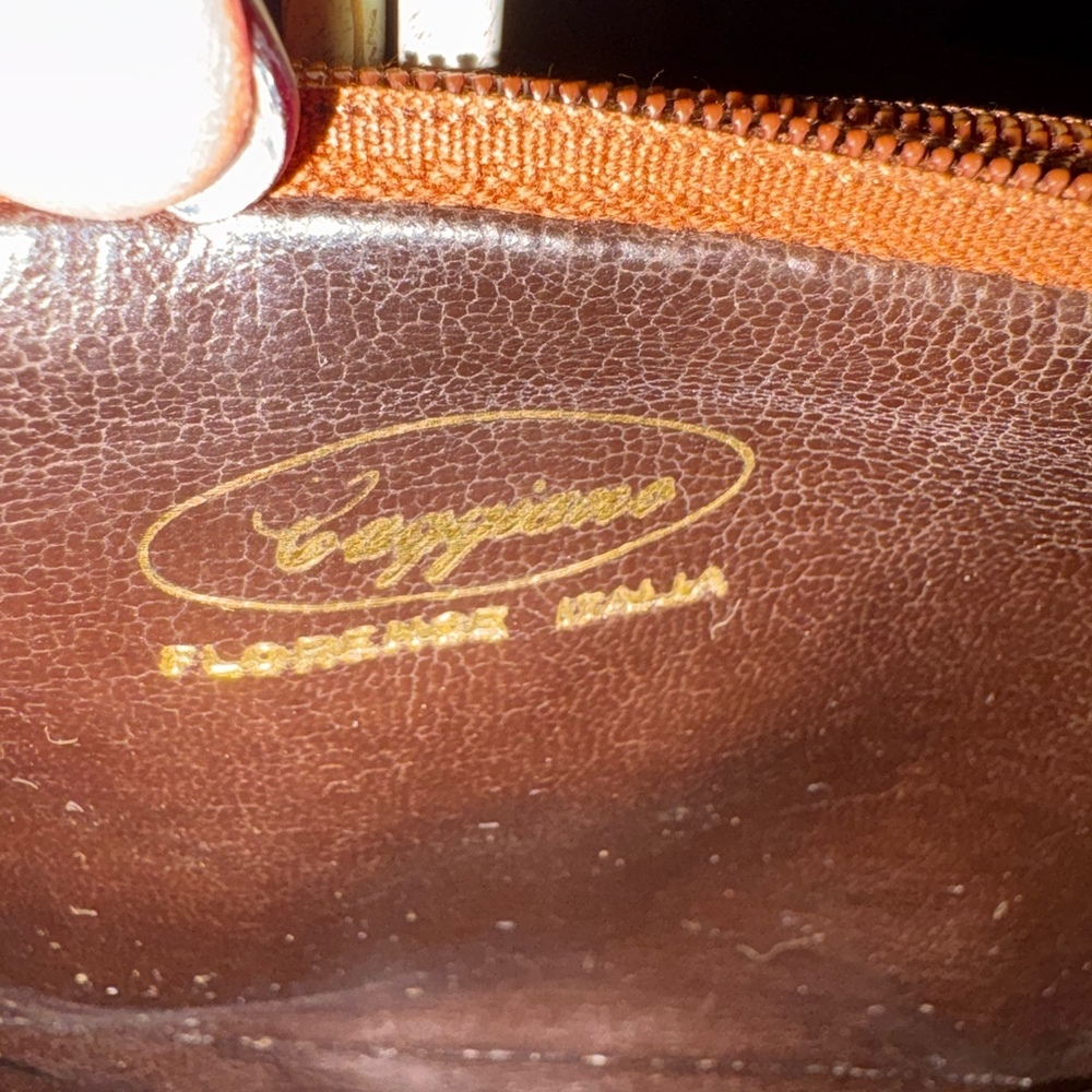 Caggiano Vintage Suede Shoulder Bag - Picture 5 of 8